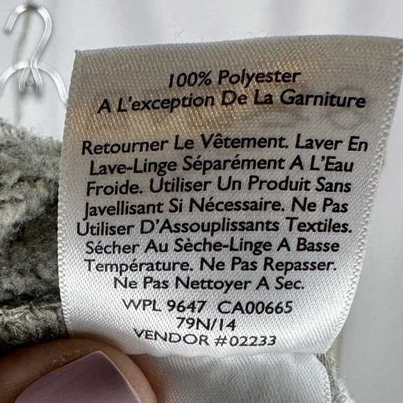 Eddie Bauer 1/4 Zip Fleece Pullover Sweater Heather Grey Size Large - Picture 8 of 13